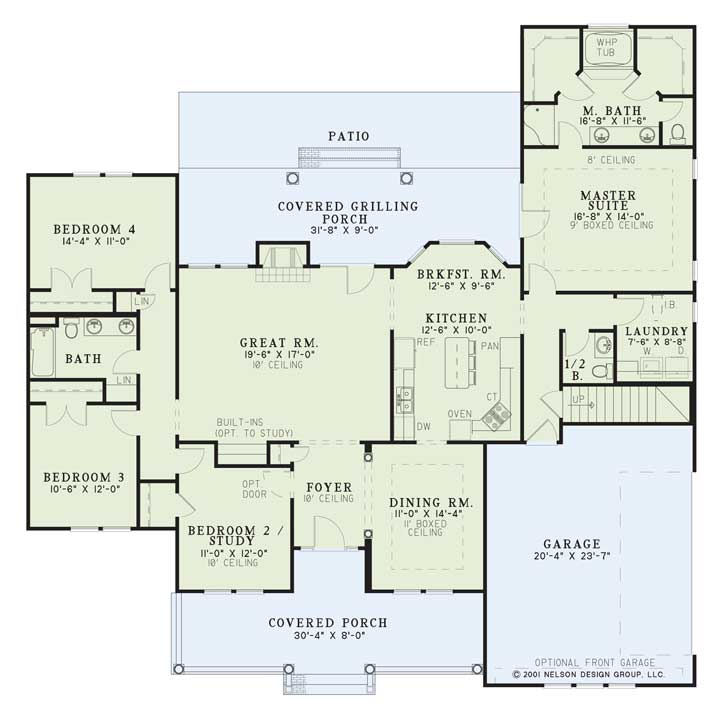 House Plan NDG 526B Main Floor
