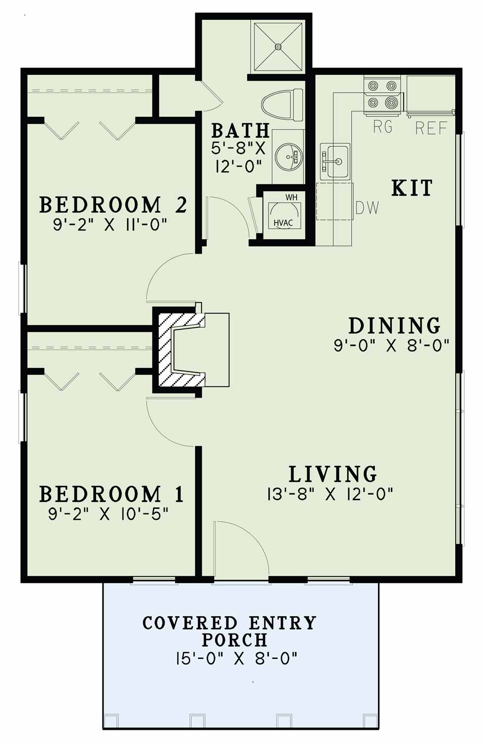 Nelson Design Group › House Plan 1635 Home on the Ridge