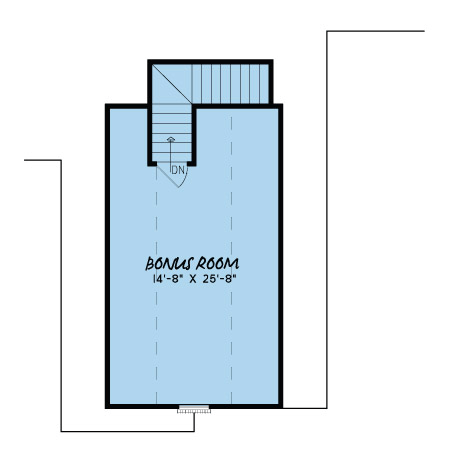 House Plan MEN 5009 Bonus Room