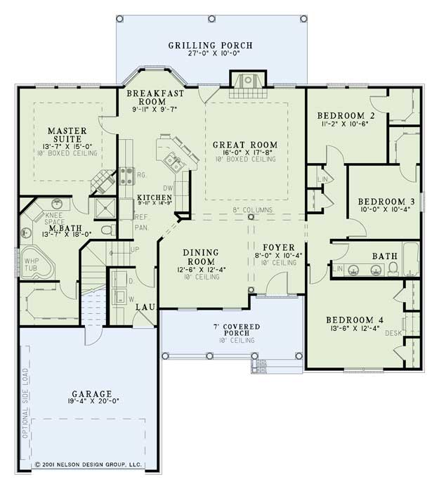 House Plan NDG 544 Main Floor