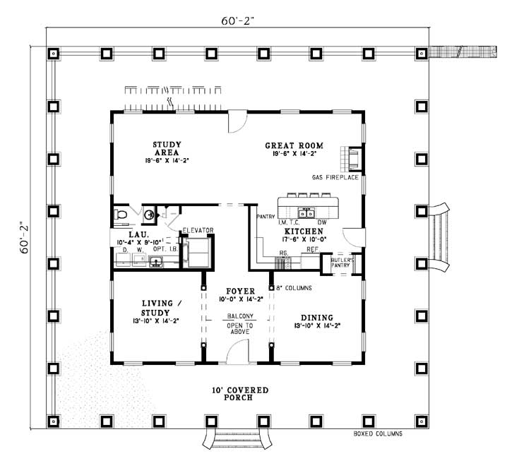 House Plan NDG 606 Main Floor