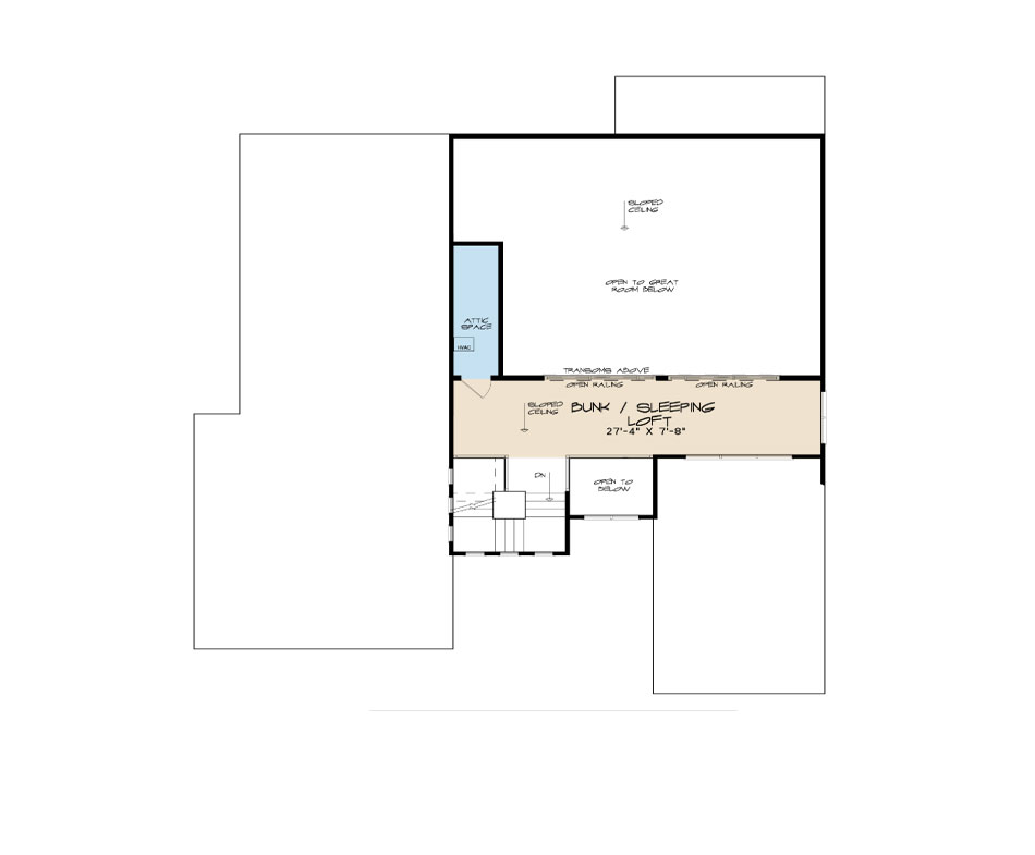 House Plan SMN 1006 Upper Floor