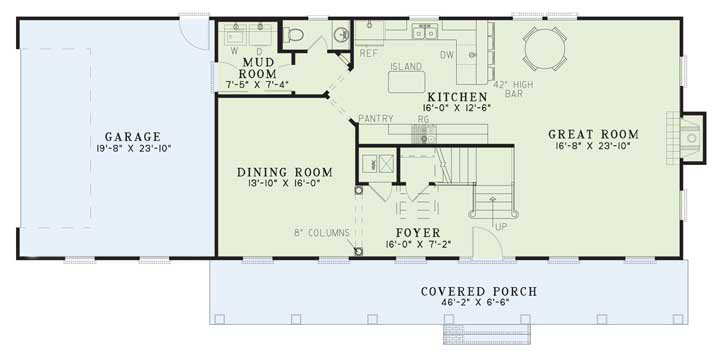 House Plan NDG 275 Main Floor