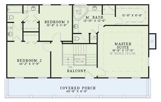 House Plan NDG 275 Upper Floor