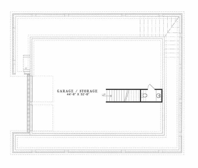 House Plan NDG369 Garage/Storage