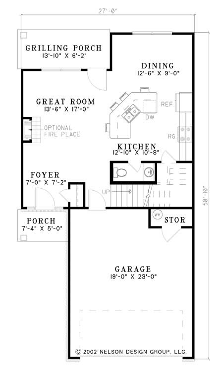 House Plan NDG 642 Main Floor