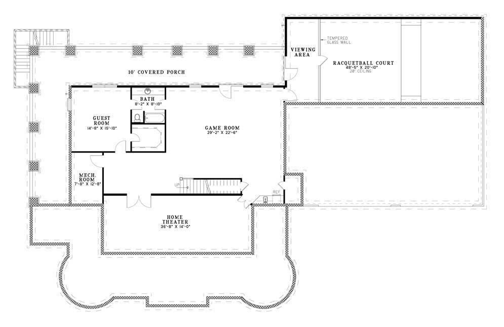 House Plan NDG 611 Basement