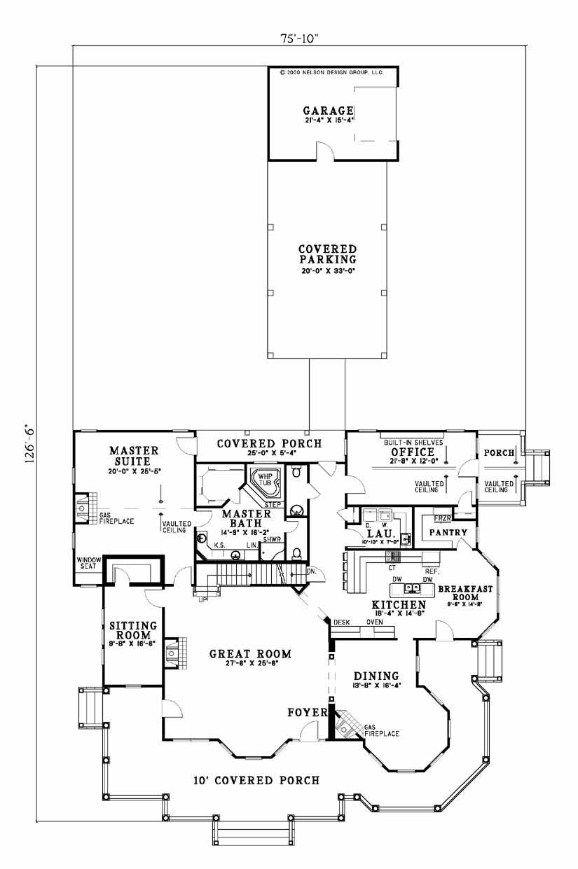 House Plan NDG 493 Main Floor