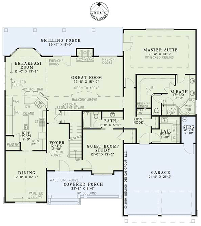 House Plan NDG 983 Main Floor