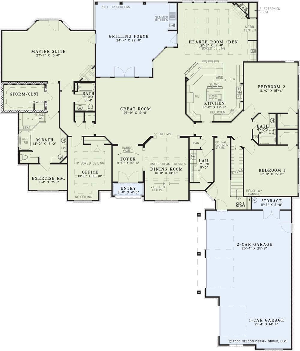 House Plan NDG 1112 Main Floor