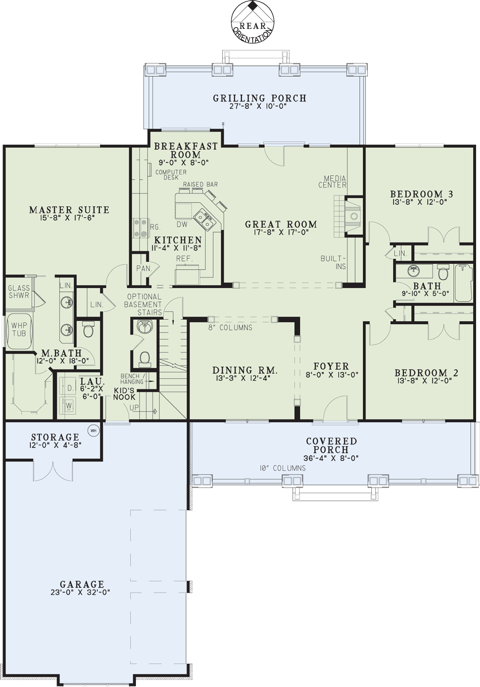 House Plan NDG 953 Main Floor