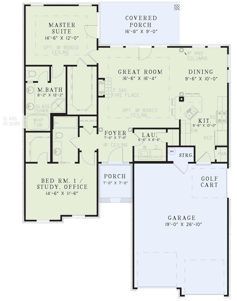 House Plan NDG 288 Main Floor