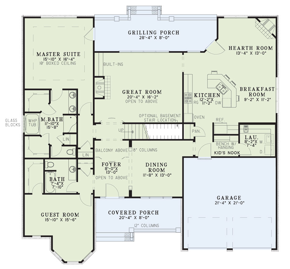 House Plan NDG 944 Main Floor