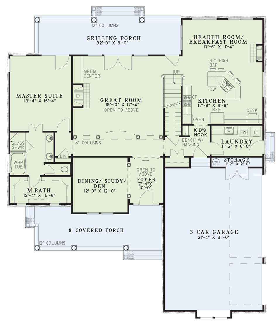 House Plan NDG 949 Main Floor