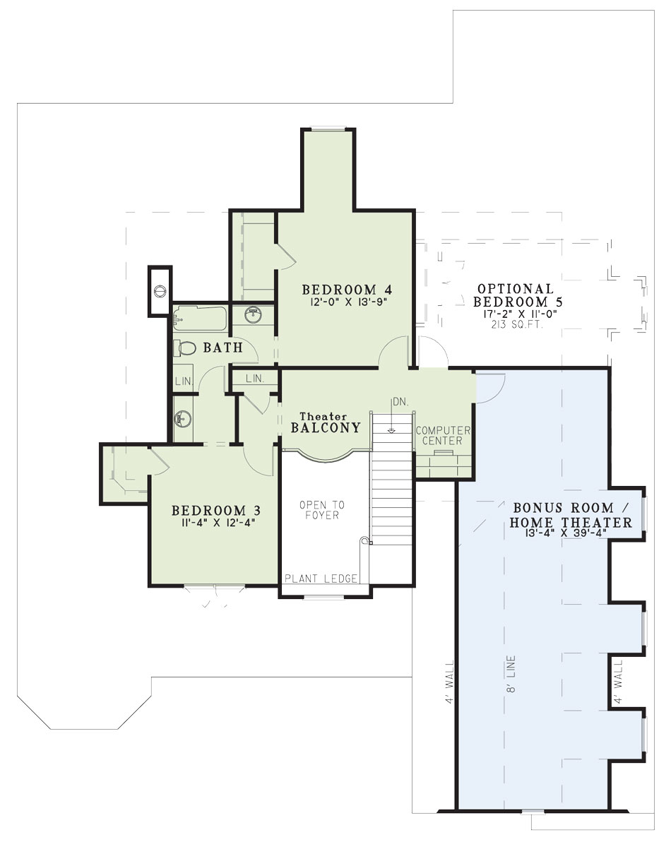 House Plan NDG 957 Main Floor