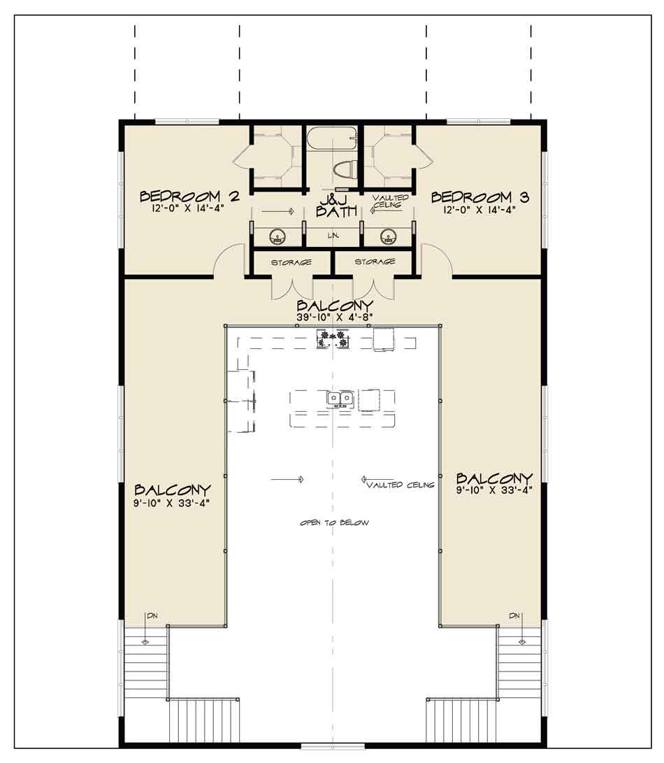 House Plan SMN 1014 Upper Floor