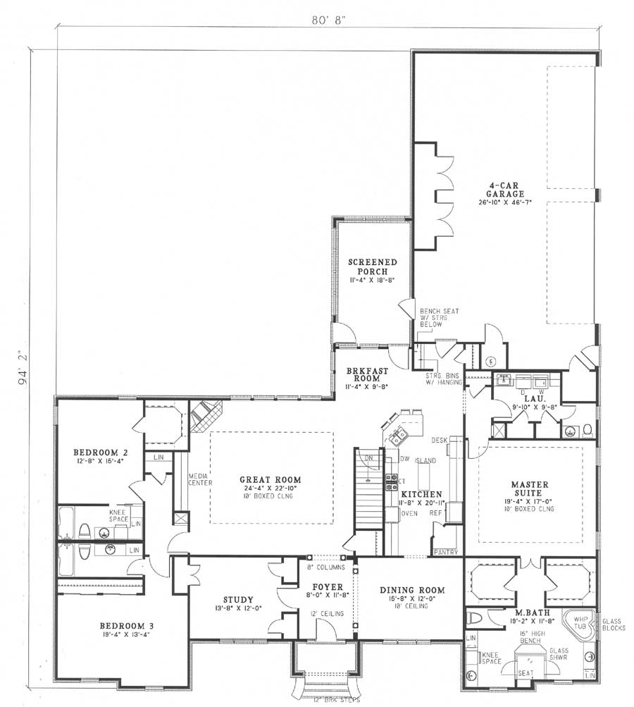 House Plan NDG 315 Main Floor
