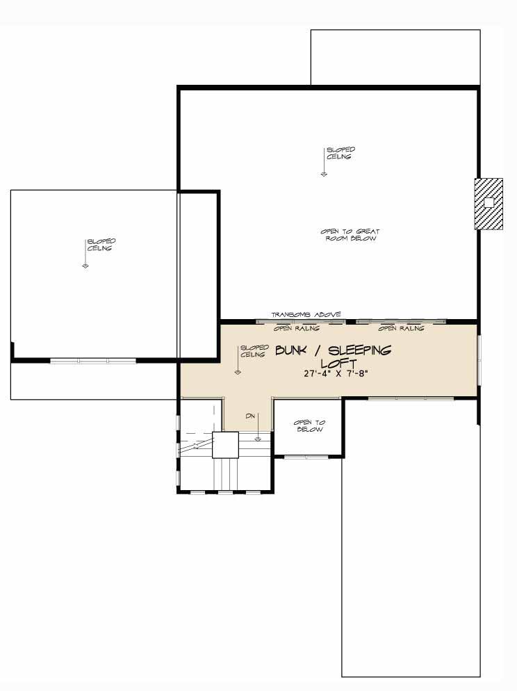House Plan SMN1000 Upper Floor