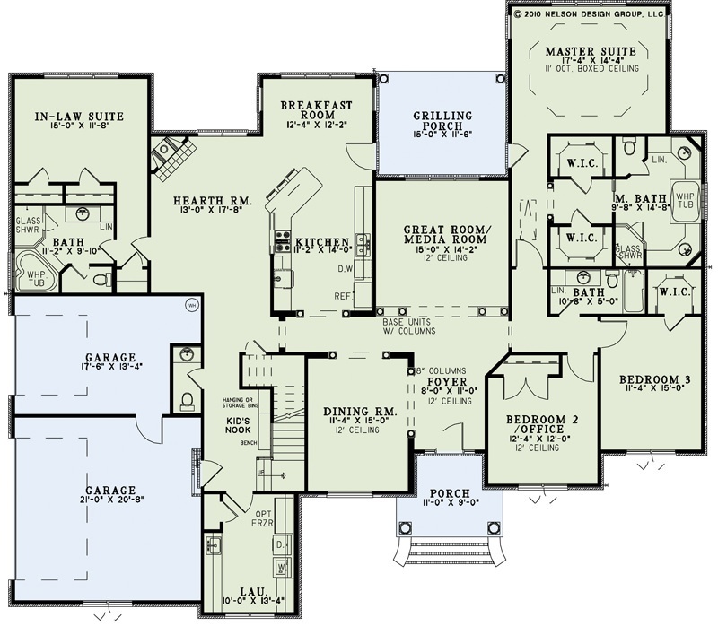 House Plan NDG 1368 Main Floor