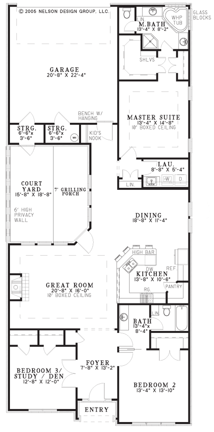 House Plan NDG 987 Main Floor