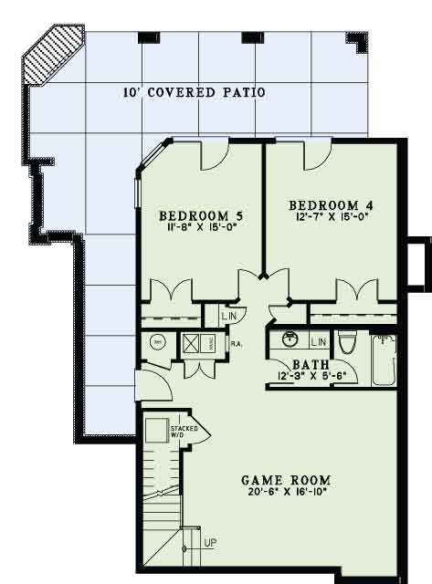 House Plan NDG 1337-1 Basement