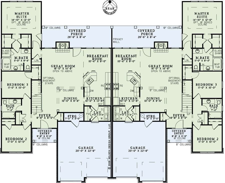 House Plan NDG 1303 Main Floor