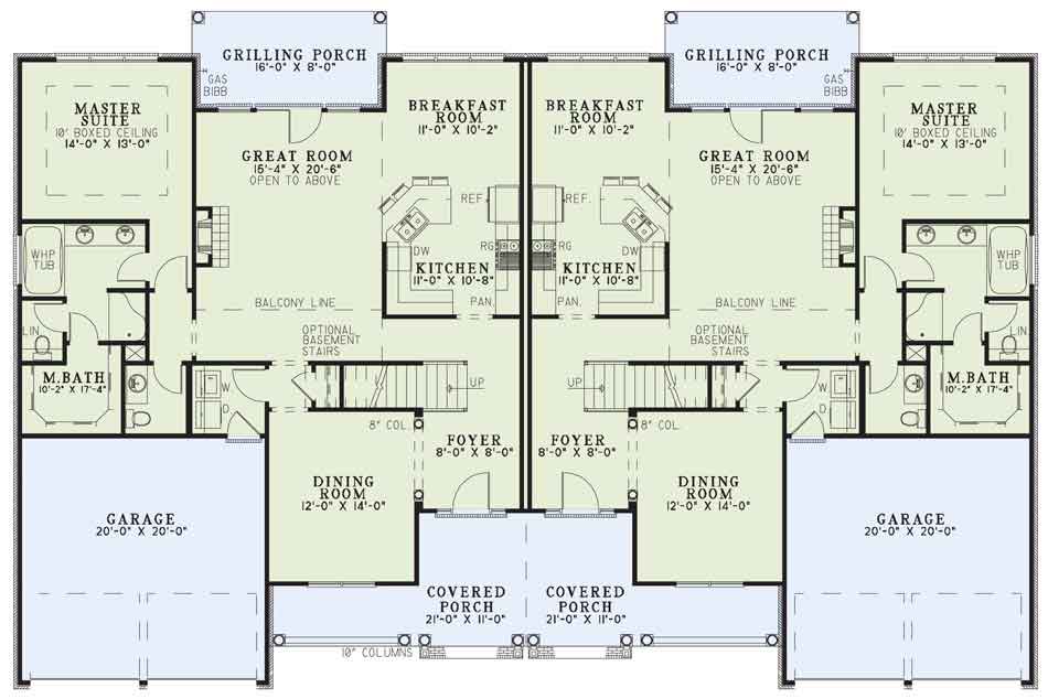 House Plan NDG 984 Main Floor