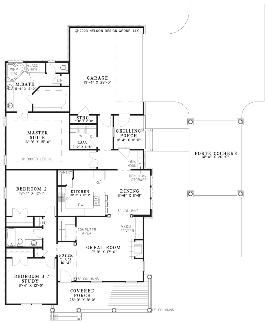 House Plan NDG 926 Main Floor