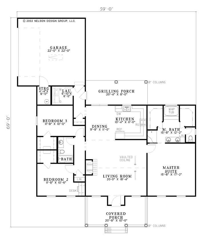 House Plan NDG 786 Main Floor