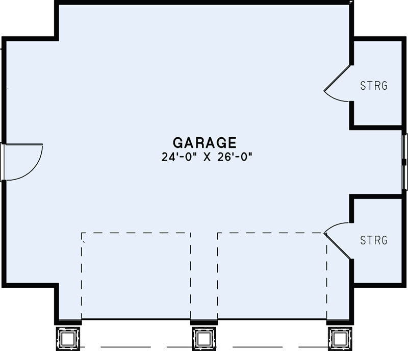 Garage Plan NDG 1486 Garage