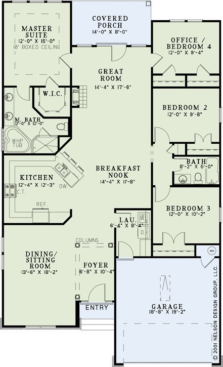House Plan NDG 1363 Main Floor