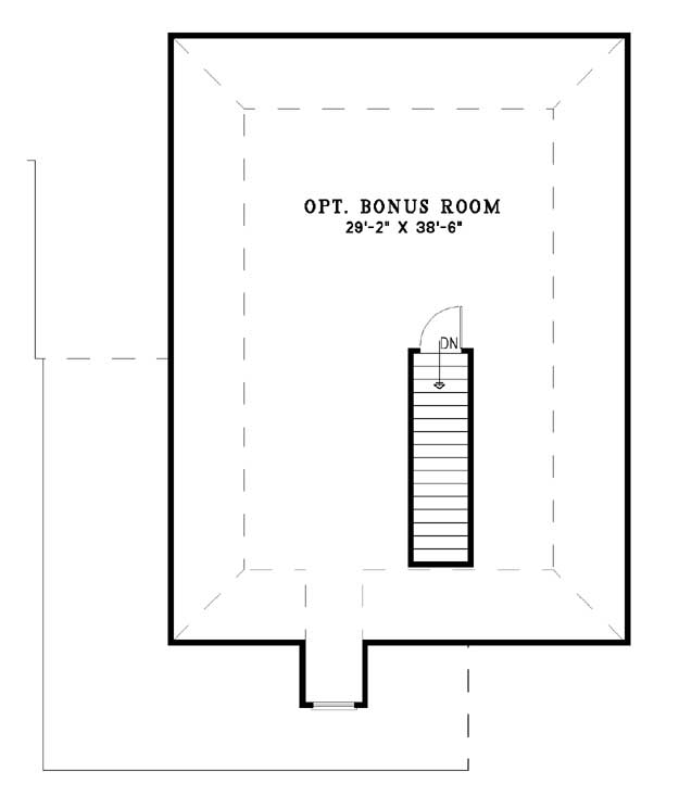 House Plan NDG 595 Bonus Room