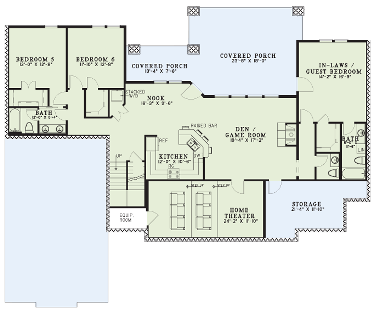 House Plan NDG 1271 Basement