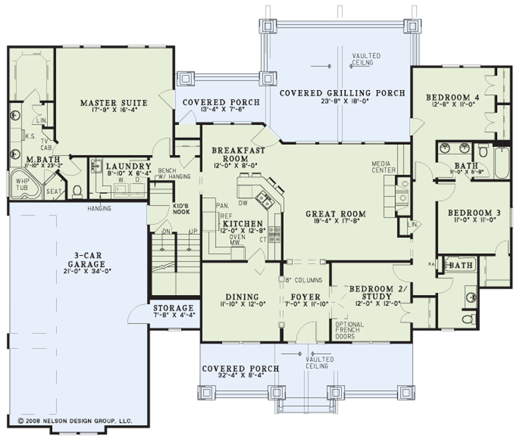 House Plan NDG 1271 Main Floor