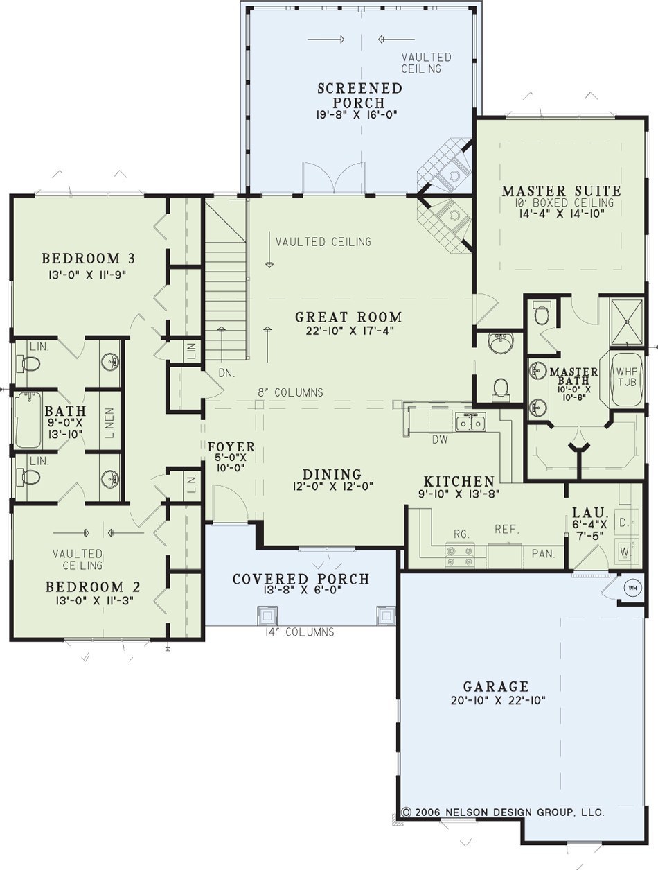 House Plan NDG 1192 Main Floor