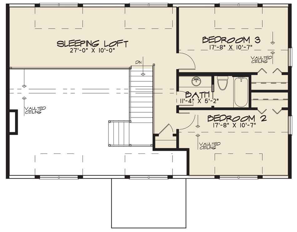 House Plan SMN 1013 Upper Floor