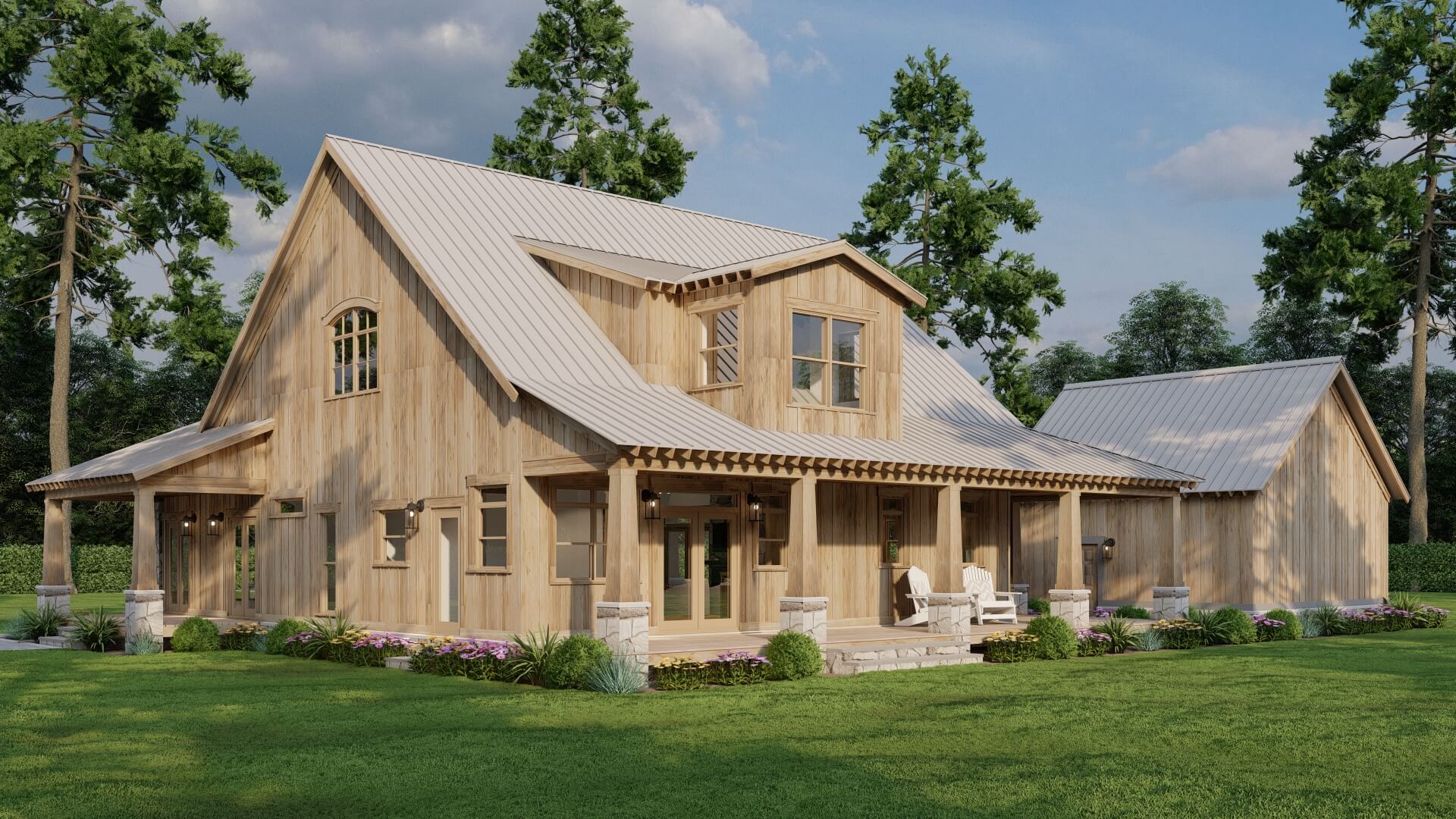 House Plan 5430 Willow Creek Cottage, Rustic House Plan