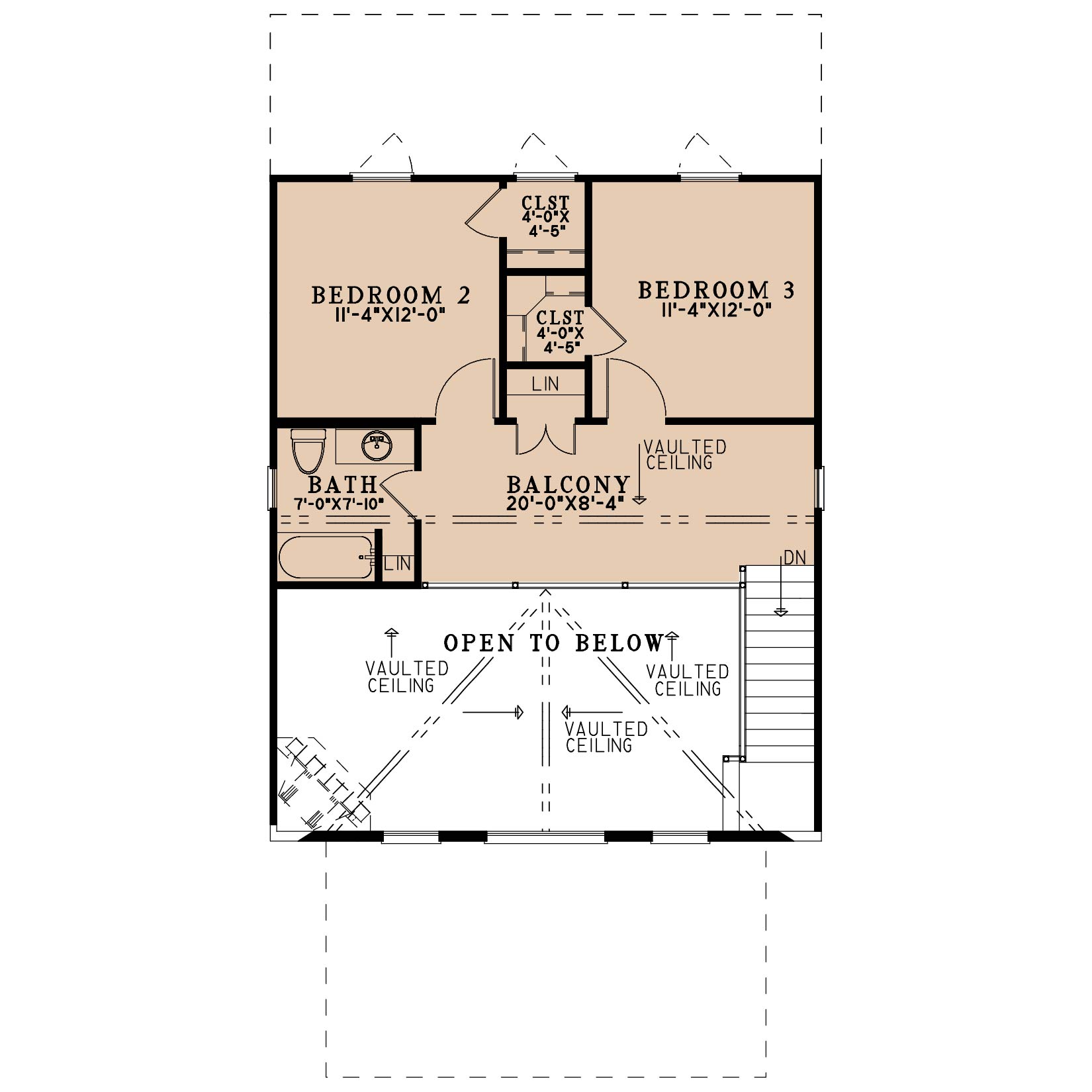 Riverbend Cabin House Plan, 5458 River Falls Cabin