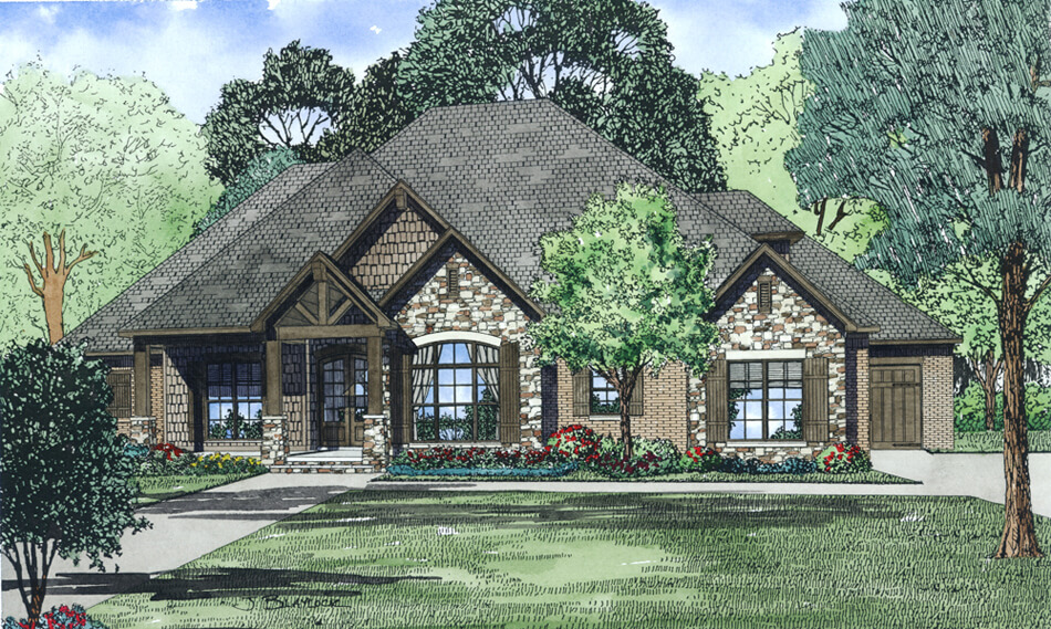 House Plan 1428 Timberland Cove Rustic House Plan