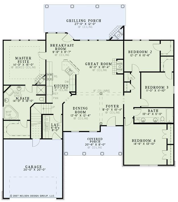 House Plan 1336 The Northridge Arts And Crafts House Plan Nelson Design Group