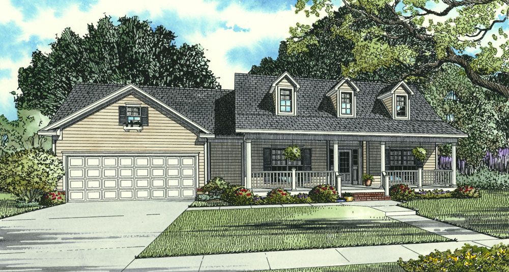 House Plan 170 Thomas Road Farmhouse House Plan Nelson Design Group