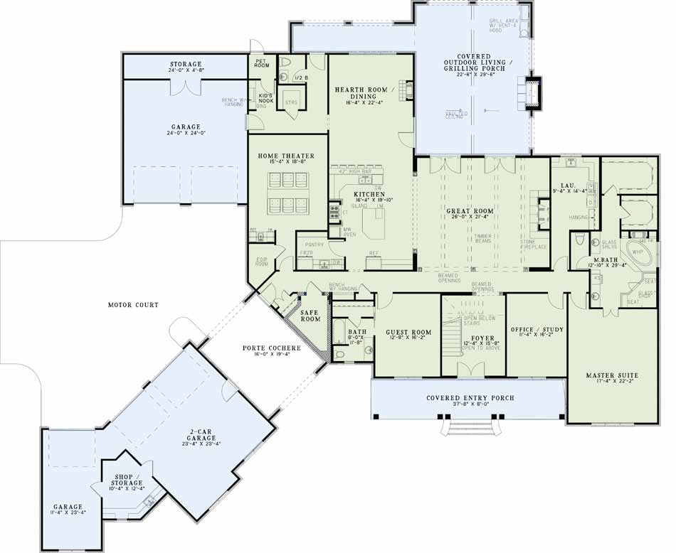 House Plan 1381 Odysseas European House Plan Nelson Design Group