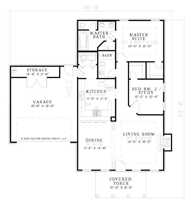 Nelson Design Group House Plan 531 Wellington Lane Village At Wellington House Plan