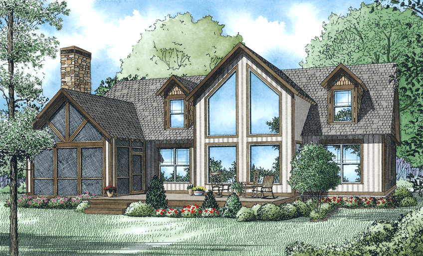 House Plan 1460 Aspen Ridge Riverbend House Plan Nelson Design Group