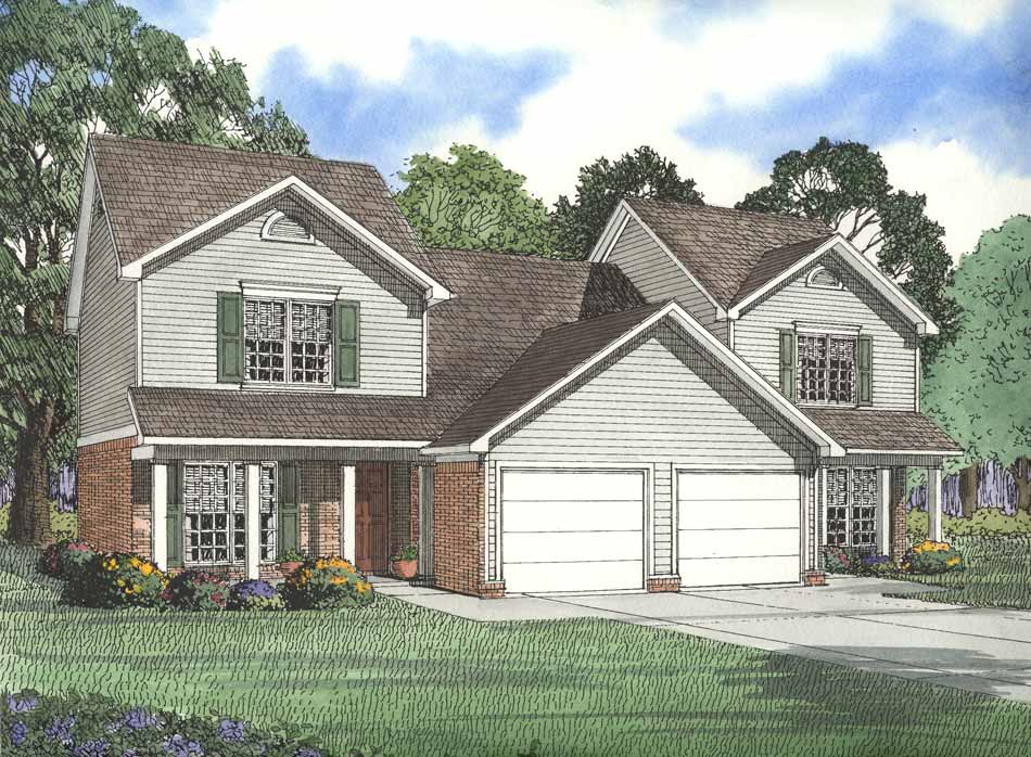 House Plan 413 Brookshire Multi Family House Plan