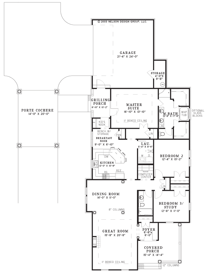 House Plan 927 Park Street Midtown Village House Plan Nelson Design Group