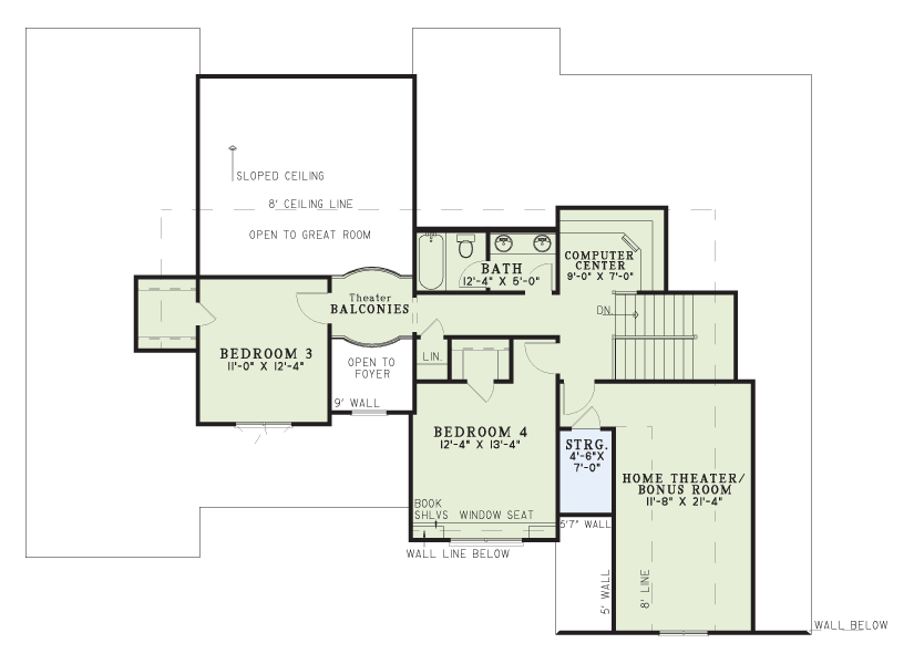 House Plan 948 Ambrose Boulevard Heritage House Plan Nelson Design Group