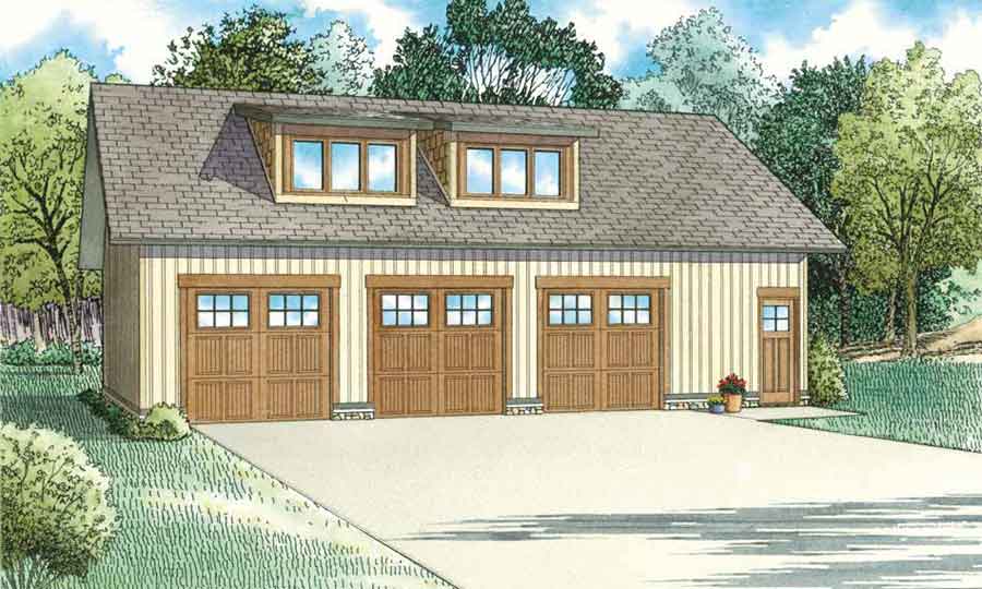 3 Car Garage Plan With Living Quarters, How Much To Build A Garage With Living Quarters
