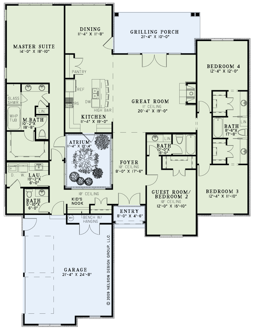 modern-atrium-house-with-large-double-height-space-living-room-by-rama