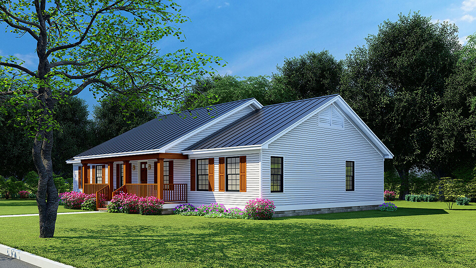 House Plan 5301 Birchwood Cottage, Farmhouse House Plan › Nelson Design ...